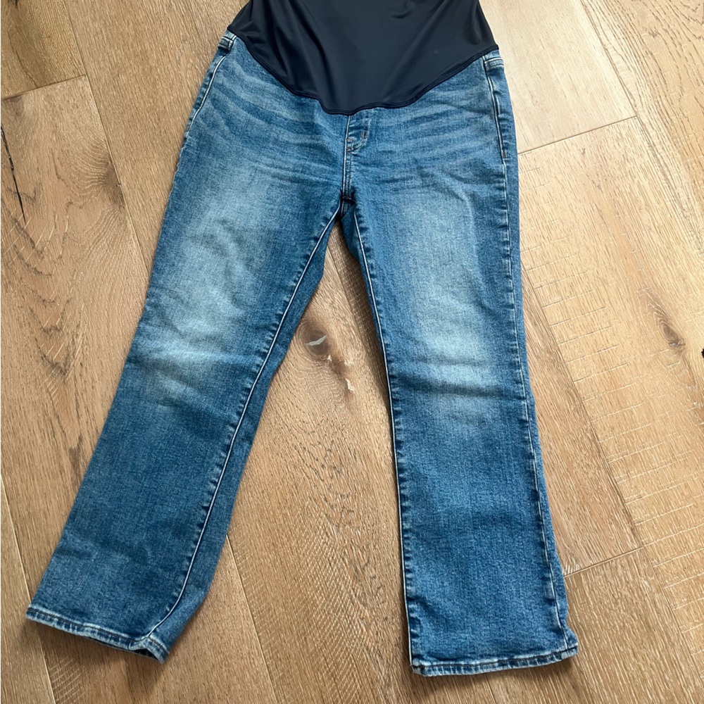 Madewell Maternity Jeans Kick Crop 28P
